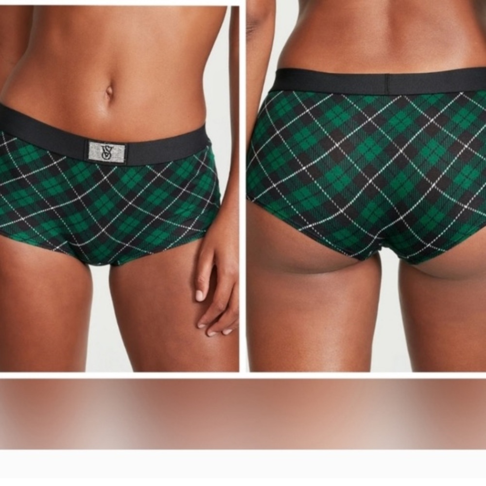 ✨Victoria’s Secret bling boyshort cotton panty sz XXL NWT